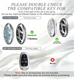 5/7 Button TPU Key Fob Cover Case w/Keychain For Hyundai Santa Fe Tucson Sonata