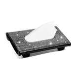 Bling Rhinestone Car Sun Visor Tissue Box Paper Towel Holder Clip Universal Fit