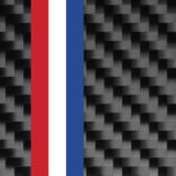 Carbon Fiber w/Tri Color Air Vent Screen Passenger Trim for Ford Mustang 15-2022