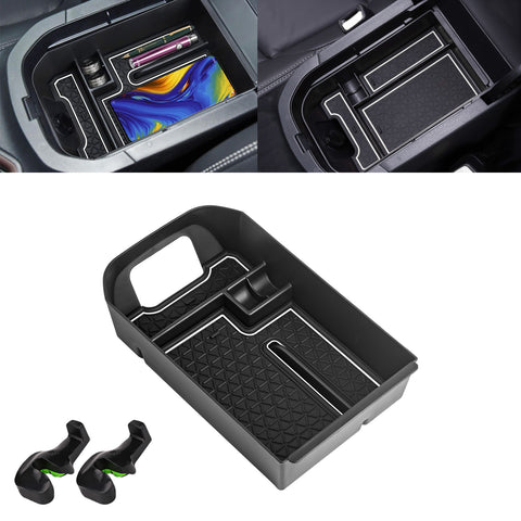 Anti-slip Armrest Secondary Storage Tray Organizer For Toyota RAV4 2019-2023