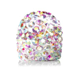 4x Handmade Crystal Rhinestone Universal Car Tire Valve Caps Chrome Accessories