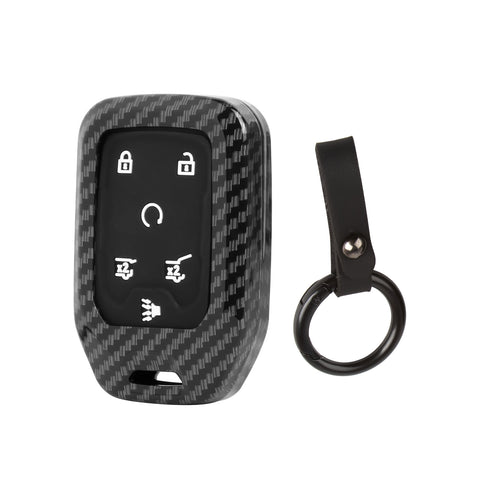 Car Key Fob Cover Shell Remote 6-Button For Chevrolet Suburban Tahoe GMC Terrain