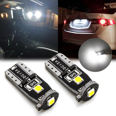 T10 168 194 LED License Plate Light Replacement 3030 SMD Bulbs Pure White 6000K