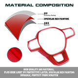 Gloss Red ABS Inner Steering Wheel Cover Molding For Honda Civic 11th Gen 2022+