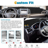 Inner DashMat Cover Dashboard Mat Non-Slip Poly Carpet For Ford Edge 2015-2019