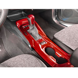 Sporty Style Red Center Gear Shift Frame Cover Trim For Toyota Corolla 2020-2022