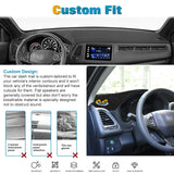 Dashboard Cover Nonslip Die-Cut Dash Overlay Mat Pad For Honda HR-V 2015-22