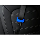 2X Blue Anti-Scratch Car Seat Belt Buckle Clip Protector Safety Cover Universal