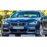 M-Colored Front Kidney Grille Insert Trim Cover For BMW 6 Series F12 F13 2016-18