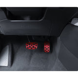 Red Brake Accelerator Foot Area Pedal Pads Cover For Toyota Corolla Cross 2020+