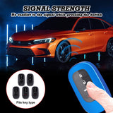 Blue Soft TPU Full Protect Remote Smart Key Fob Cover w/Keychain For Honda Accord Civic 2022