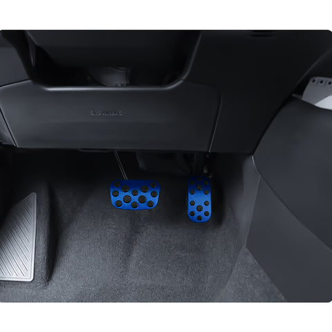 Blue Brake and Gas Accelerator Foot Pedal Cover Trim For Corolla Cross 2020-2023