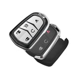 White Soft Anti-dust Remote Smart Key Fob Shell Case For Cadillac CT6 2016-2019