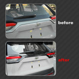 Glossy Black Rear Taillight Trunk Upper Lid Cover Trim For Toyota RAV4 2019-2024