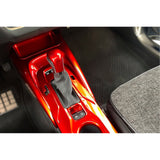 Sporty Race Style Red Center Storage Box Cover Trim For Toyota Corolla 2020-2023