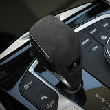 Alcantara Suede Leather Gear Shift Knob Cover Trim For BMW G20 G21 G28 2019-up