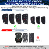 Red Soft TPU Full Protect Remote Key Fob Cover For Chevrolet Suburban 2021-2022