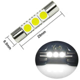 White LED Interior Map Dome License Lights Pkg Deal for Ram 1500 2500 2019-2020