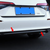 Carbon Fiber Pattern Rear Bumper Lip Cover Trim For Honda Civic 11th Gen 2022