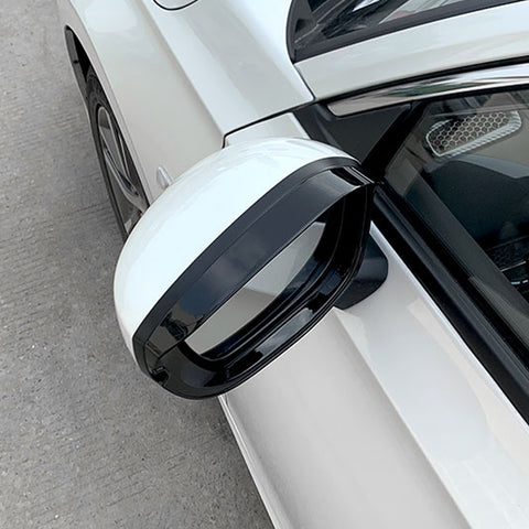 2Pcs Gloss Black Mirror Rear View Bezel Molding For Honda Civic 11th Gen 2022+