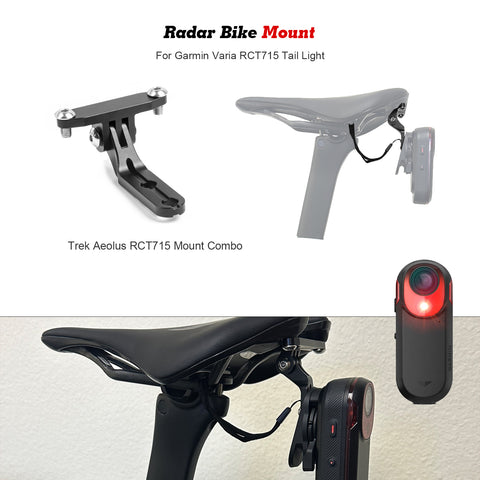 Xotic Tech Saddle Clamp Radar Bike Mount Compatible with Garmin  Varia RCT715 Tail Light : Electronics