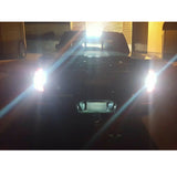 for GMC Sierra 2015-2018 LED High Mount Third Brake Light + Backup Reverse Lamp + License Plate Light Package Kit, Super Bright LED Tail Light Combo Set White 6000K