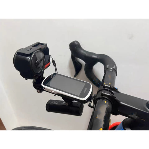Bike Computer Handlebar Extender Camera Mount for Insta360 GoPro DJI