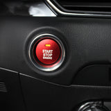 Red Keyless Engine Start Button Cover Decoration For Mazda 3 6 MX-5 CX-5 Miata