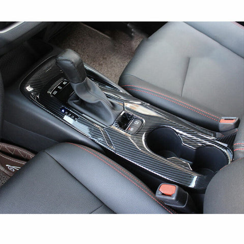 Sporty Style Red Center Gear Shift Frame Cover Trim For Toyota Corolla 2020-2022