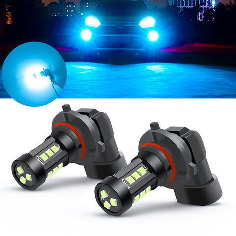 Xotic Tech 2x 80W High Power Blue Fog Lights LED Bulb H10 9145 9140 For Ford F150 2002-2020