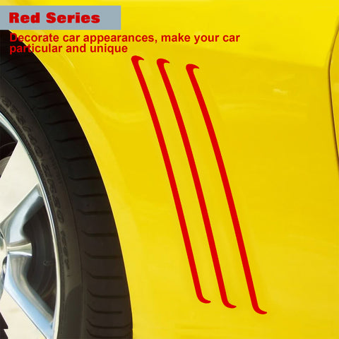 For Chevrolet Camaro SS RS LS 2010-2015 Red Side Body Vent Insert Stickers Kit