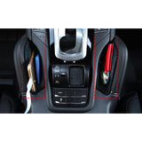 Gear Shift Middle Armrest Black Velvet Storage Box Phone Coin Holder For Porsche Cayenne 2011-2018