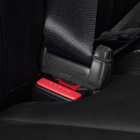 2PCS Black Interior Car Seat Belt Buckle Clip Cover Sleeve Universal for Cars
