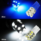 10x Super White\ Blue 12-SMD T10 194 168 2825 175 W5W Wedge LED Car Lighting Bulbs