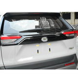 Glossy Black Exterior Rear Trunk Upper Lid Cover Trim For Toyota RAV4 2019-2022