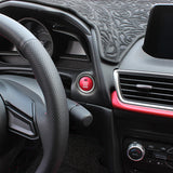 Red Keyless Engine Start Button Cover Decoration For Mazda 3 6 MX-5 CX-5 Miata