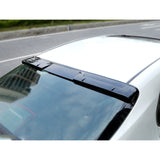 Glossy Black V Style Rear Roof Window Windshield Deflector Spoiler Visor Decoration Cover Trim For 2018-2024 Toyota Camry