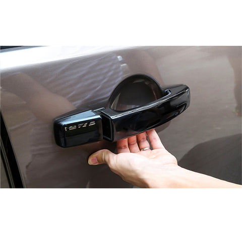 Glossy Black Car Door Handle Cover Trim For Land Rover L320 LR2 LR3 2005 06-09