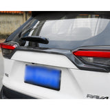 Carbon Fiber Style Rear Upper + Lower Trunk Lid Strip Trim For Toyota RAV4 2019+