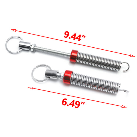 Flexible Adjustable Automatic Open Car Trunk Tail Boot Lid Lifting Spring Device Vehicle Auto Part Metal Silver Red 6''-9'' Fit Cars Without Hydraulic Rod Lifting Device