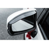 Glossy Black Side Mirror Rain Visor Molding Cover Trim For Honda Accord 2018-20