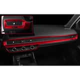 Red Sporty Race Style Center Air Vent Outlet Frame Trim For Civic 11th Gen 2022