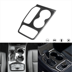 Carbon Fiber Texture Gear Shift Box Frame Trim For Jeep Grand Cherokee 2016-2020