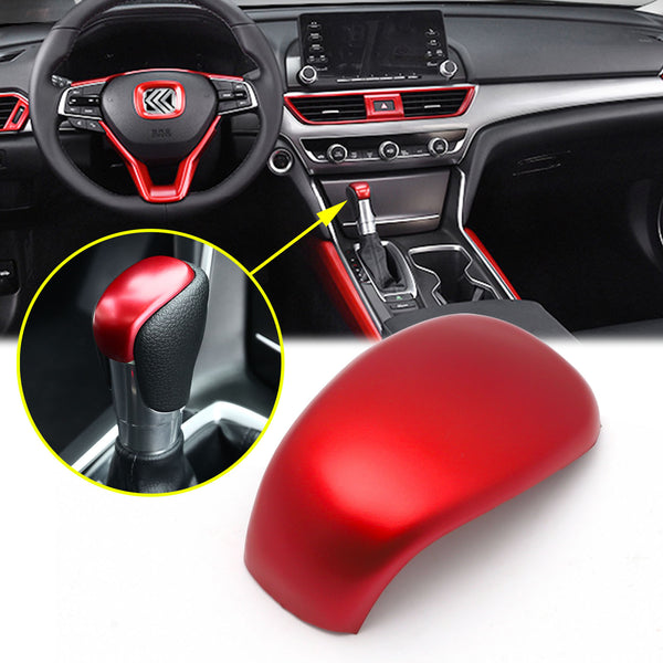 Red Interior Accessories Gear Head Cover Trim For Honda Accord 10th 2018 -  2022