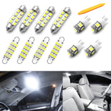 12x Luxury White LED Lights Full Interior Package for Dodge Charger 2015-2019