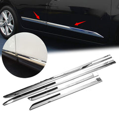 4pcs Stainless Steel Car Body Door Side Molding Trim Cover for Nissan Altima 2013-2018