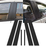 Carbon Fiber Style Car Window Pillar Post Trim Decal Sticker for Honda Accord Sedan 2013-2017