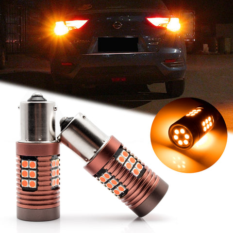 2x 30-SMD LED 1156 BA15S Bulb for Brake Tail Stop Light Front Rear Turn Signal Lamp Parking Backup Reverse Light DRL Error Free