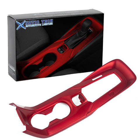 Sporty Style Red Center Gear Shift Frame Cover Trim For Toyota Corolla 2020-2022