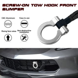 Silver Track Racing Style Anodized Aluminum Tow Hook For Cadillac XLR 2006-2009